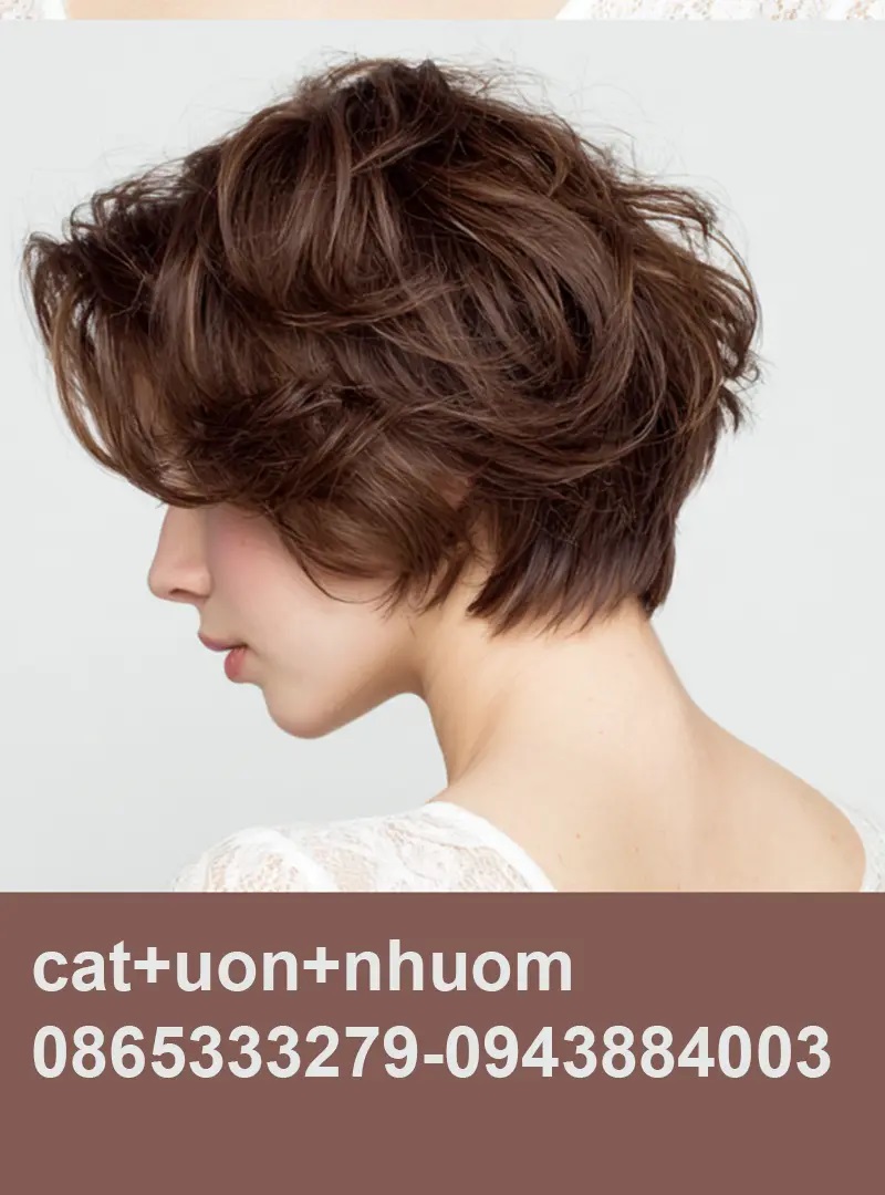kiểu tóc ngắn đẹp mang phong cách châu âu.