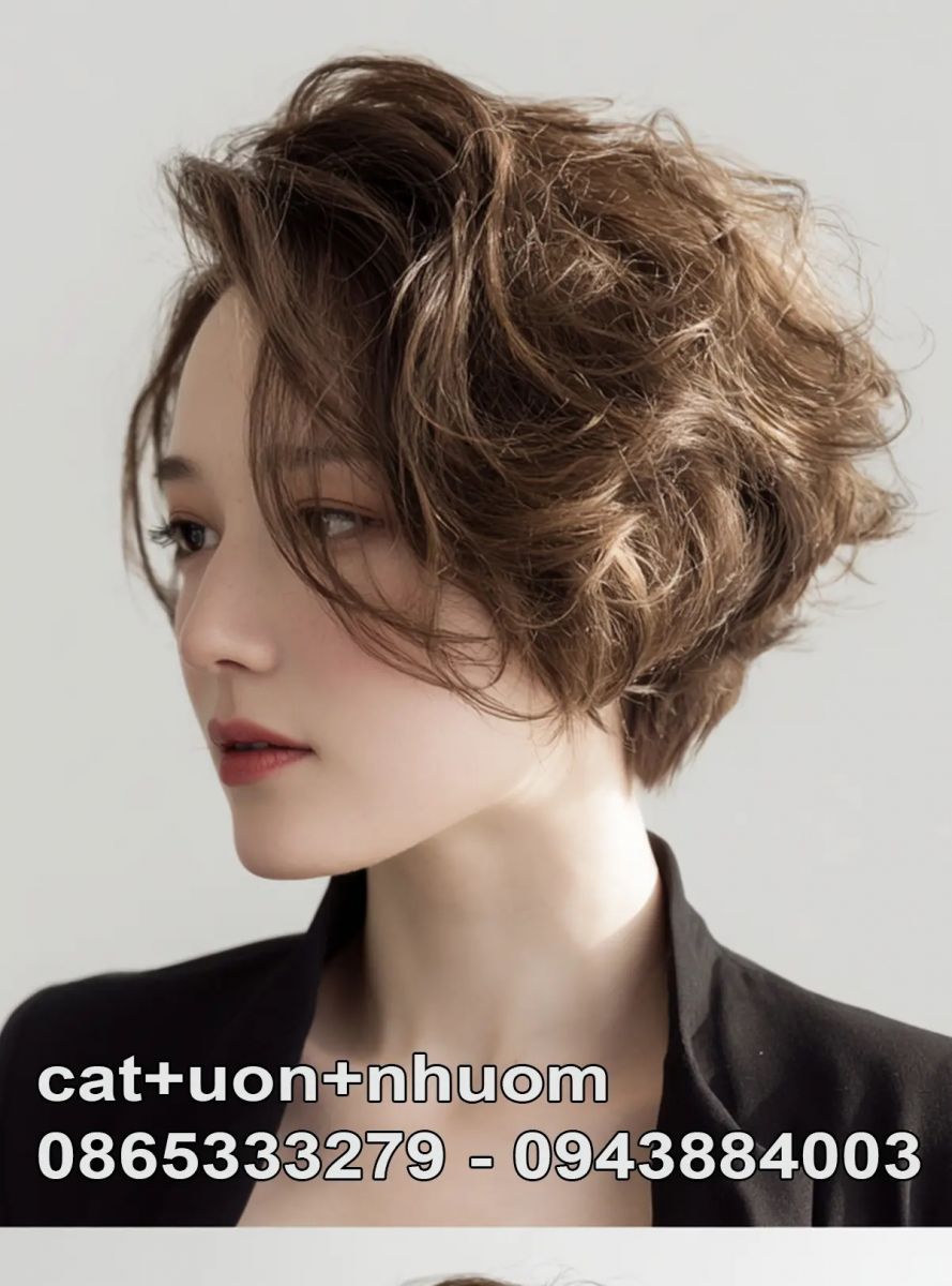 Tóc ngắn đẹp cho mọi lứa tuổi.