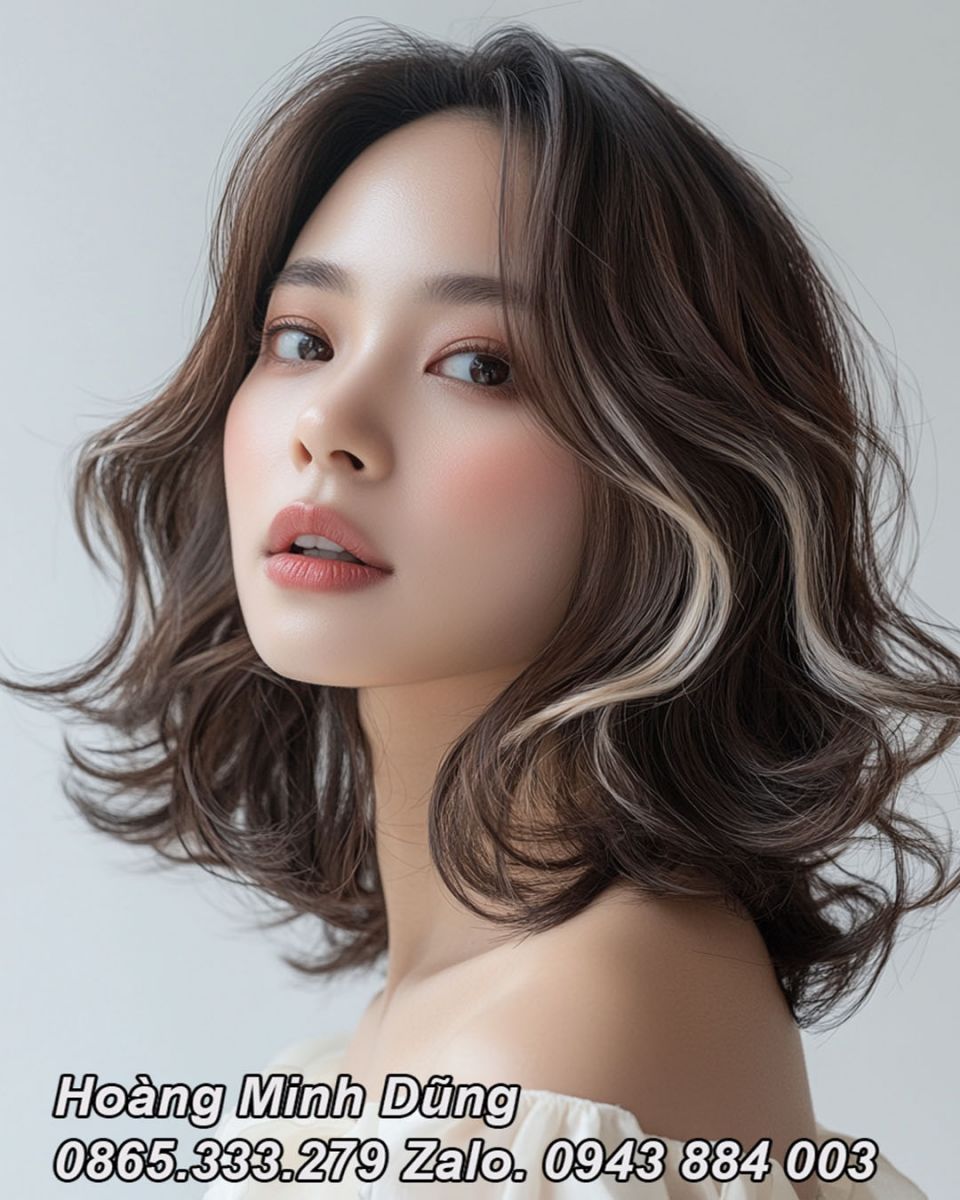Kiểu tóc uốn ngắn năng động tại Gò Vấp