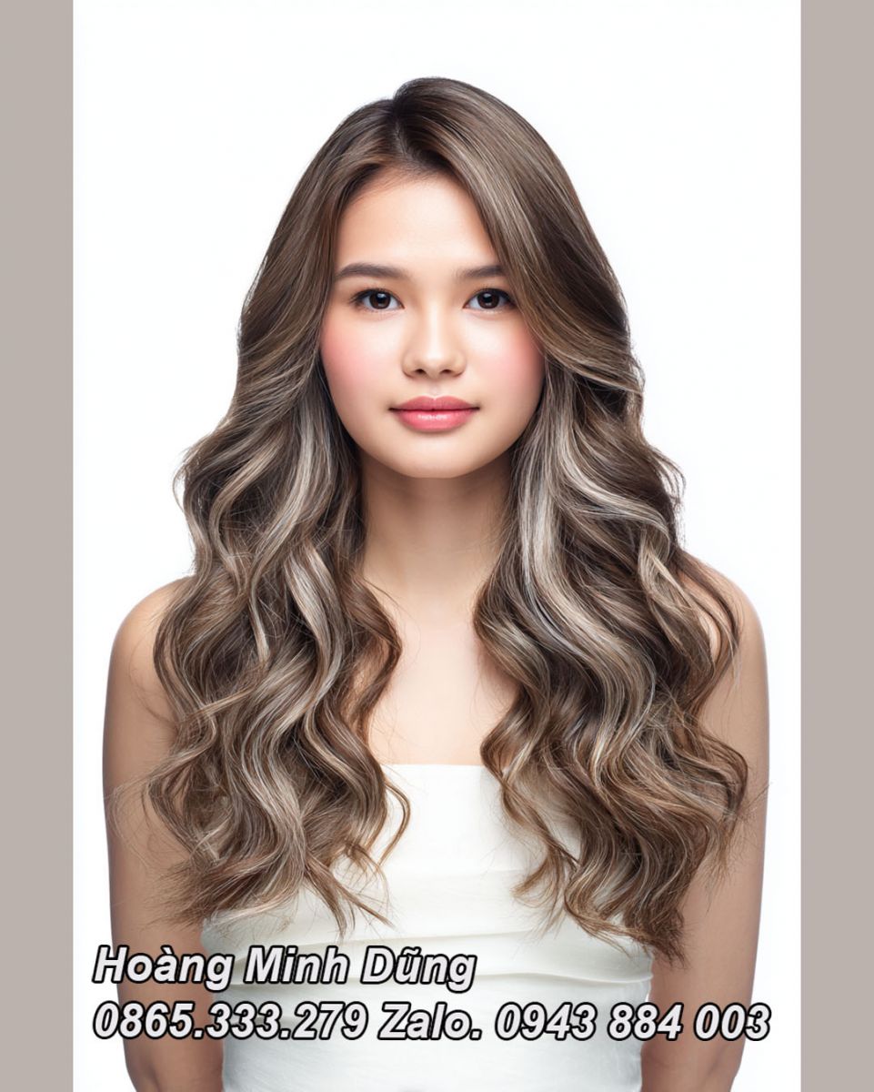 Tóc uốn nhuộm thời trang tại Gò Vấp
